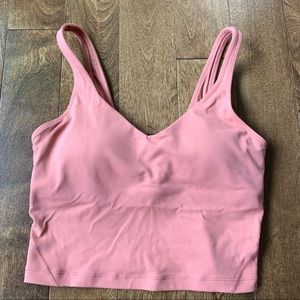 Lululemon align tank rustic coral size 6